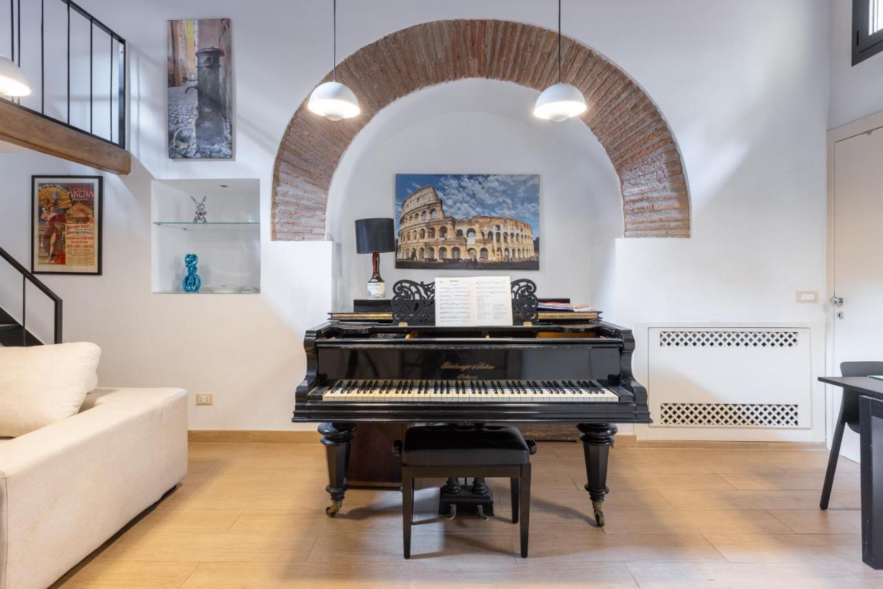 Musician Apartment Colosseo With Piano Rom Exterior foto